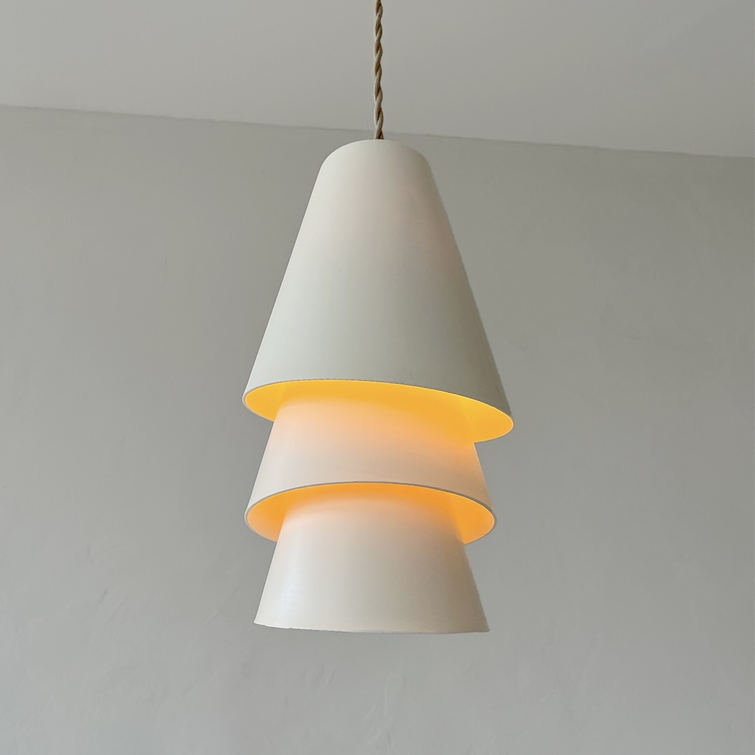 Blossom Pendant — full fixture lit