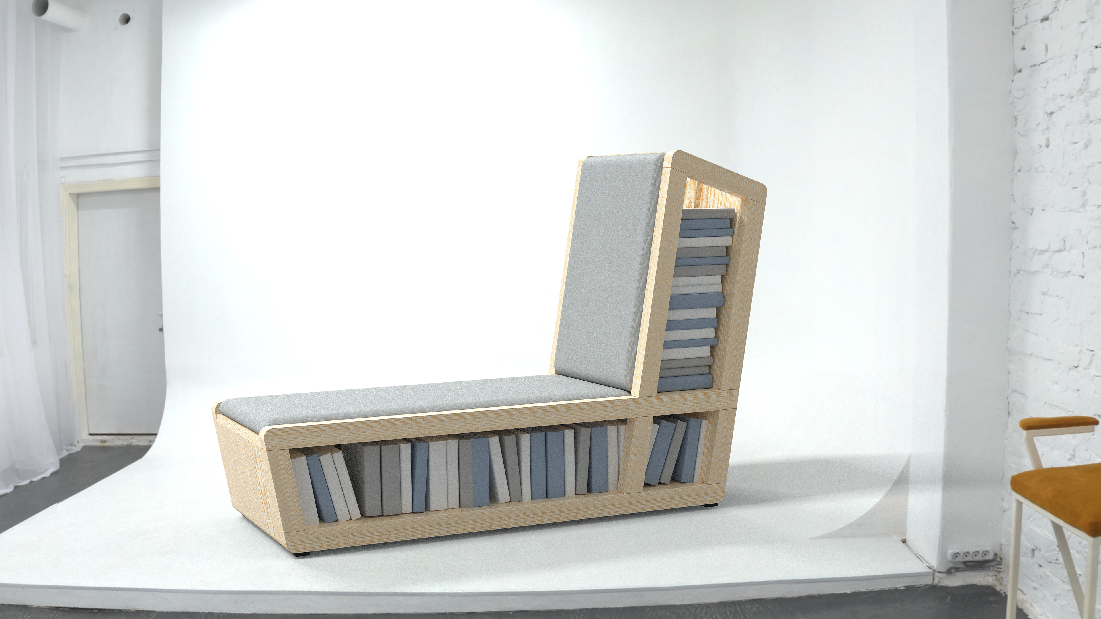 Bookshelf Chair — ideation