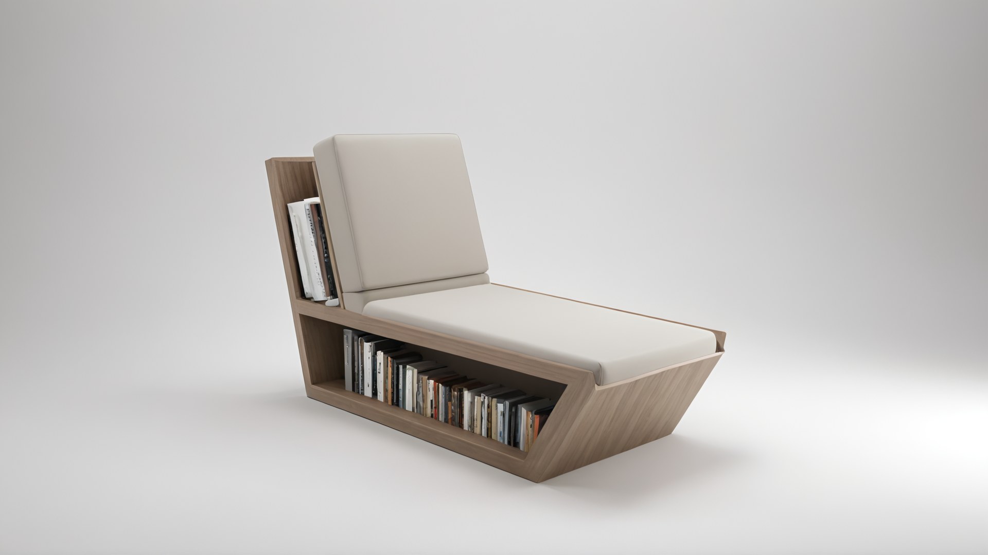 Bookshelf Chair — render