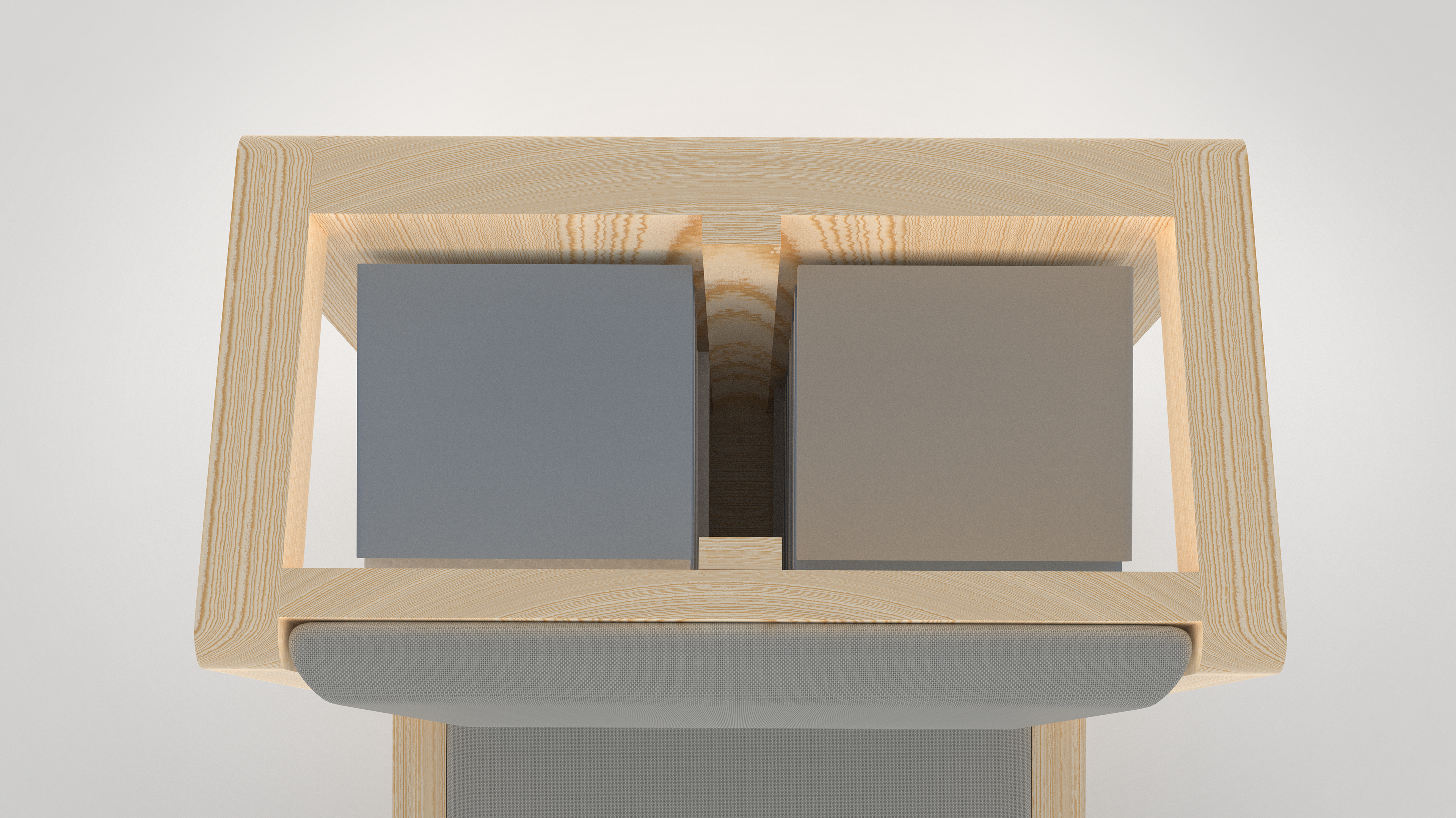 Bookshelf Chair — render